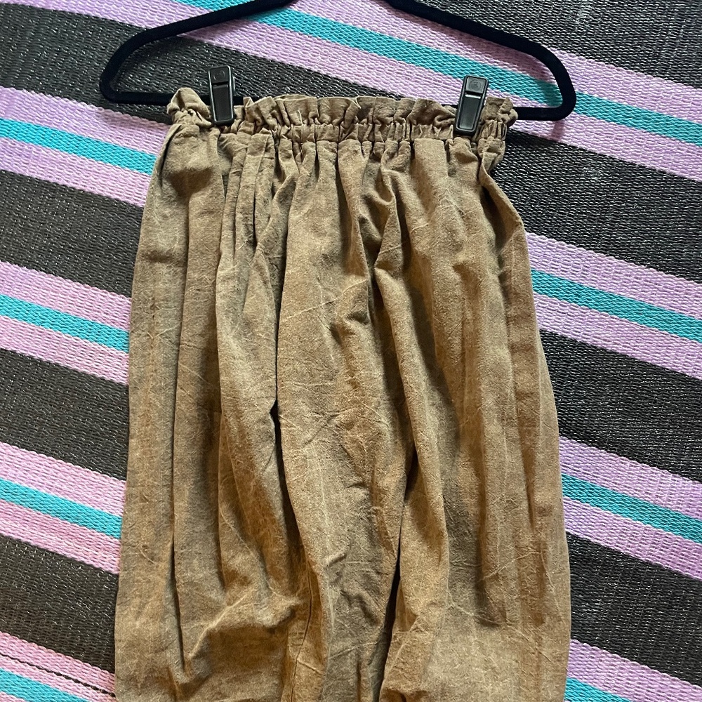Uzi NYC Paperbag Waist Skirt